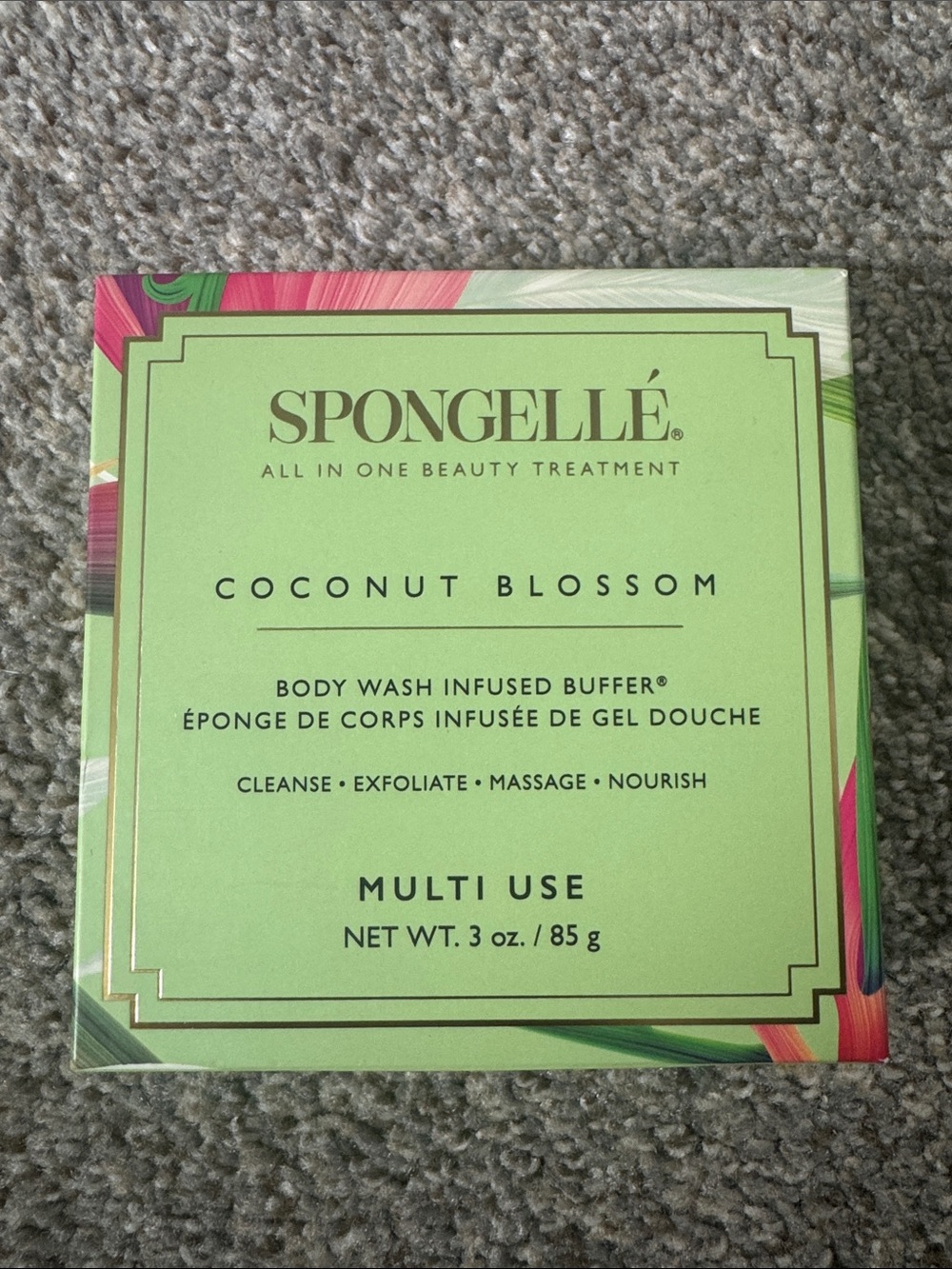 Spongellé Coconut Blossom Body Wash infused Buffer - 3 oz